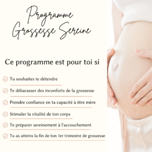 Programme grossesse sereine